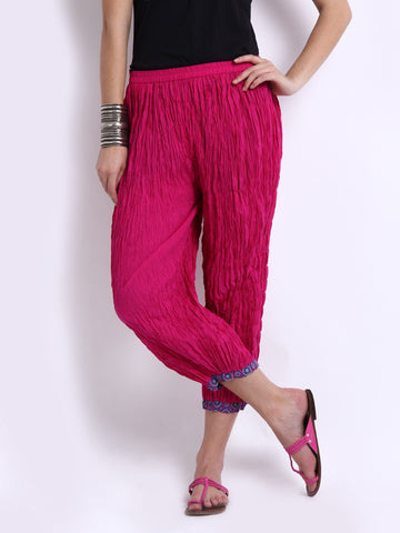 WRINKLED HAREM PANTS