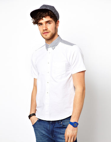 Sleeve Oxford Shirt