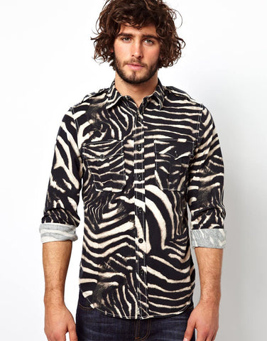 Shirt In Zebra Print